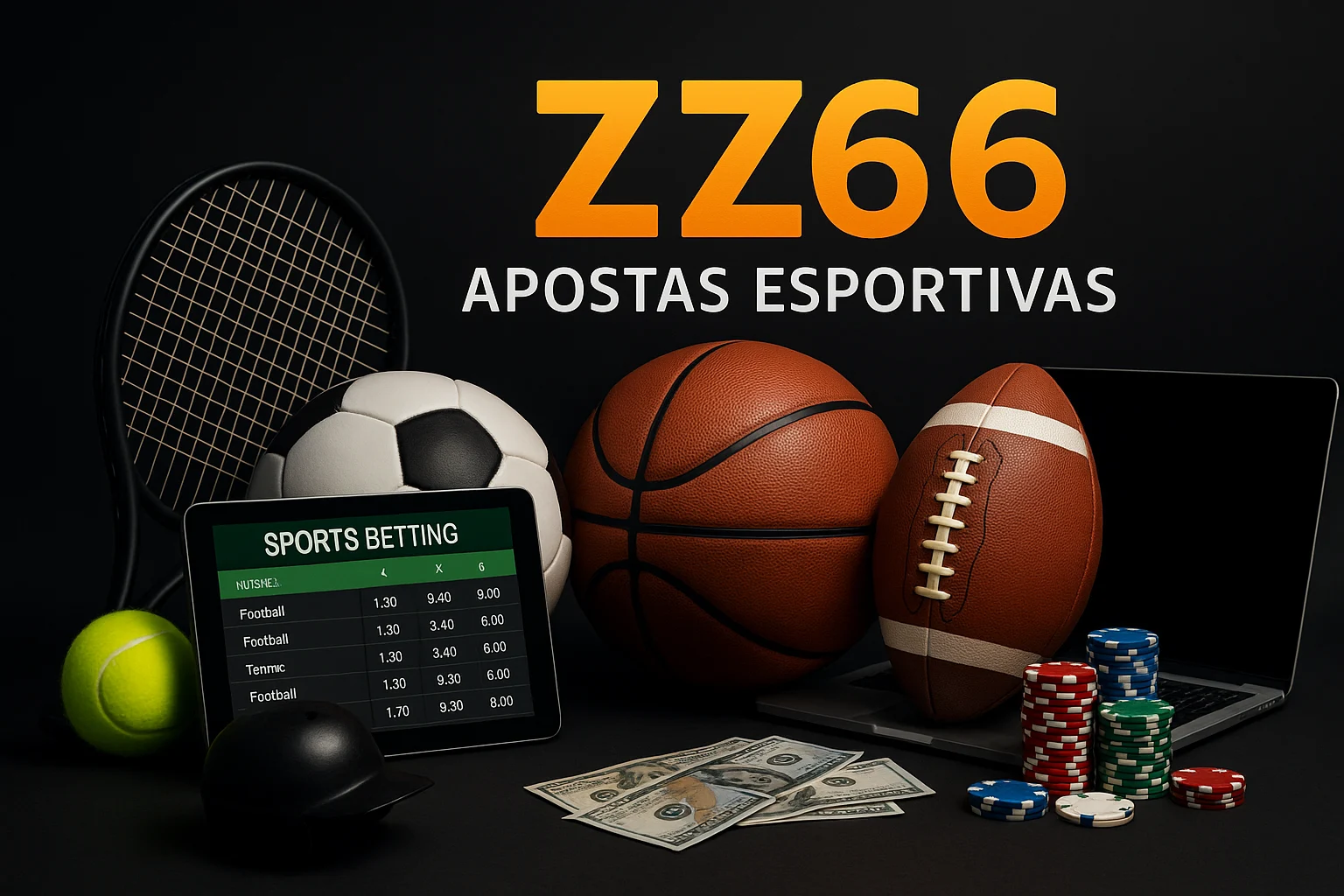Aposte em apostas esportivas no cassino online ZZ66