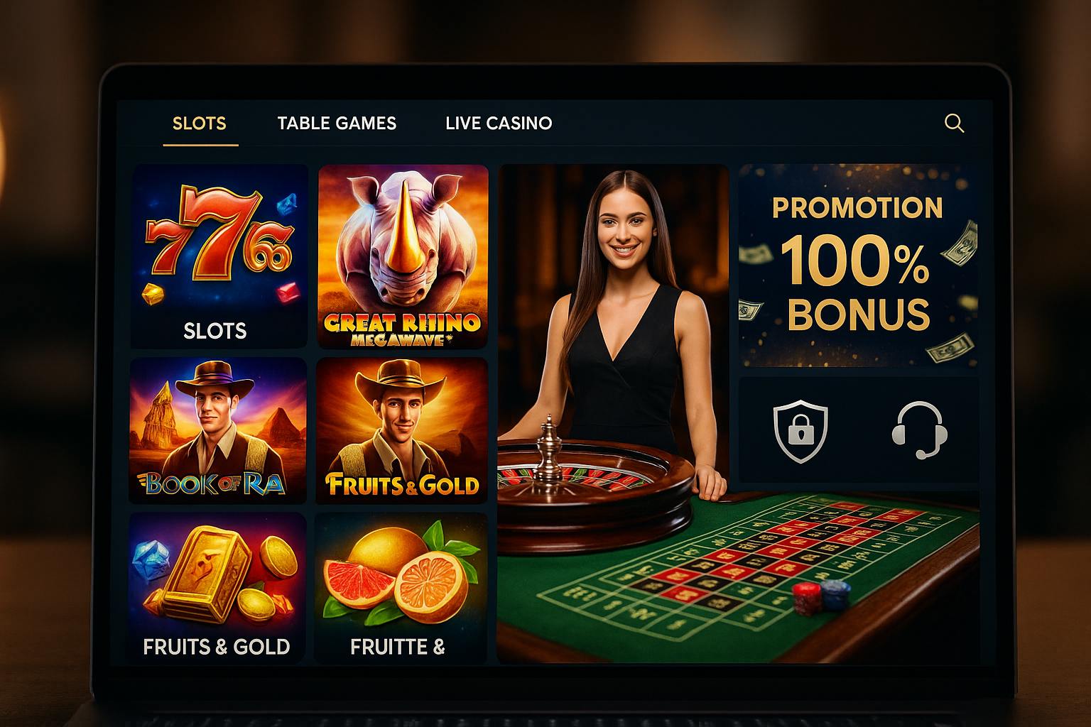 Jogos de cassino online ZZ66